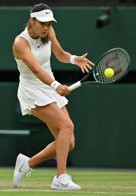 Emma Raducanu – Match against Maria Sakkari at Wimbledon 2024 – London
