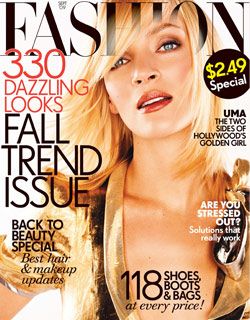 Uma Thurman - Fashion Magazine [Canada] (September 2009)