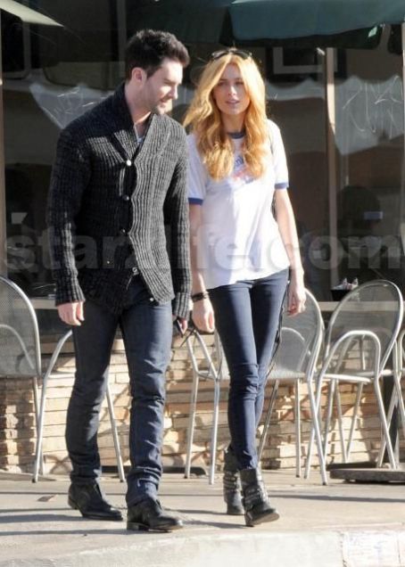 Adam Levine and Arielle Vandenberg