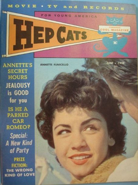 Annette Funicello - Hep Cats Magazine Cover [United States] (June 1959)