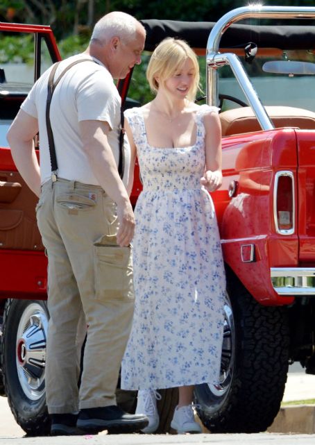 Sydney Sweeney – In her 1969 cherry red Ford Bronco in Los Angeles