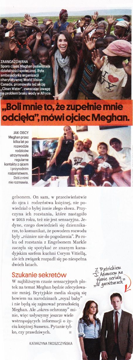 Meghan Markle - Party Magazine Pictorial [Poland] (8 April 2019)