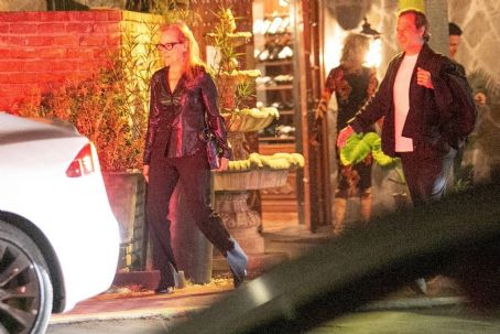 Meryl Streep – Seen with a mystery man at Joni Mitchell’s 80th Birthday in Burbank