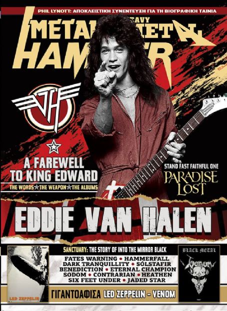 Edward Van Halen, Metal&Hammer Magazine November 2020 Cover Photo - Greece