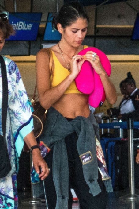 Kim Turnbull at Airport in Barbados