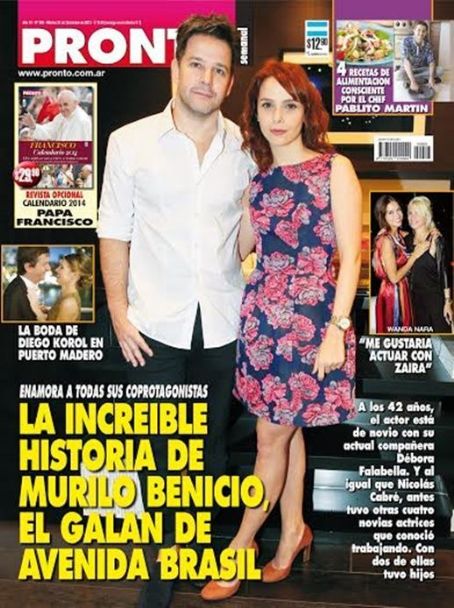 Débora Falabella, Murilo Benício - Pronto Magazine Cover [Argentina] (23 December 2013)