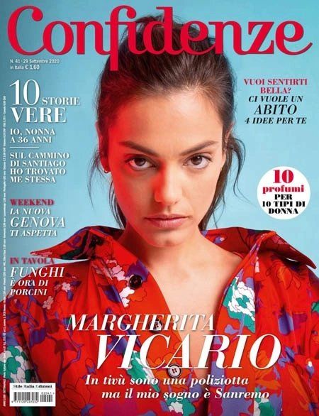 Margherita Vicario - Confidenze Magazine Cover [Italy] (6 October 2020)