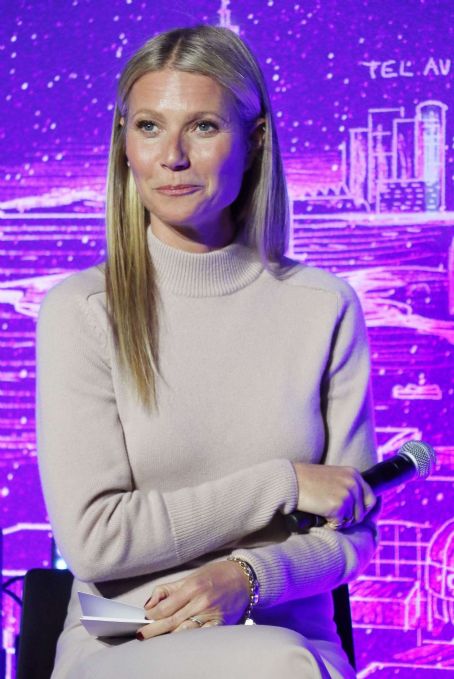 Gwyneth Paltrow – Host panel discussion with Dr. Erel Margalit in New