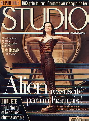 Sigourney Weaver, Studio Magazine November 1997 Cover Photo - France