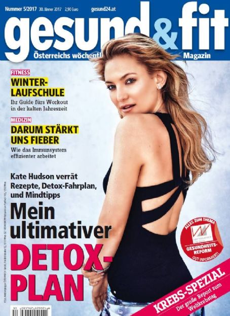 Kate Hudson - Gesund & fit Magazine Cover [Austria] (30 January 2017)