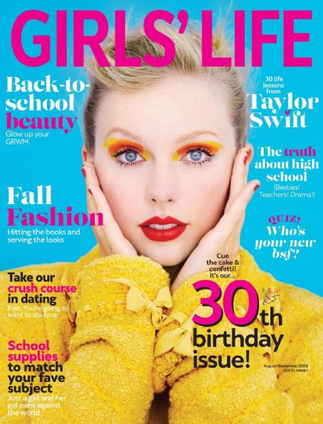 Taylor Swift, Girls' Life Magazine August 2024 Cover Photo - United States