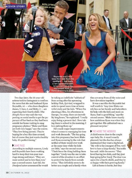 Blake Lively - US Weekly Magazine Pictorial [United States] (10 October 2022)