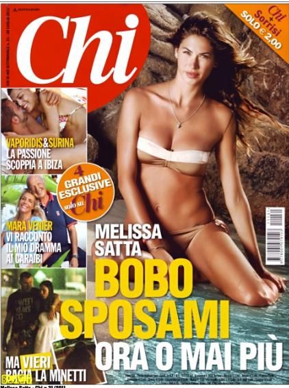 Melissa Satta - Chi Magazine Cover [Italy] (20 July 2010)