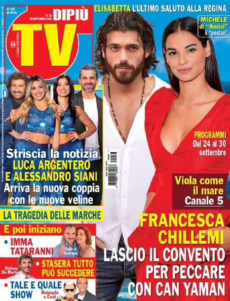 Can Yaman, Francesca Chillemi - Di Piu TV Magazine Cover [Italy] (26 September 2022)