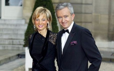 Bernard Arnault and Helene Mercier Arnault