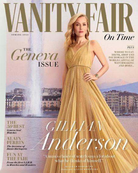 Gillian Anderson, Vanity Fair Magazine March 2021 Cover Photo - United ...