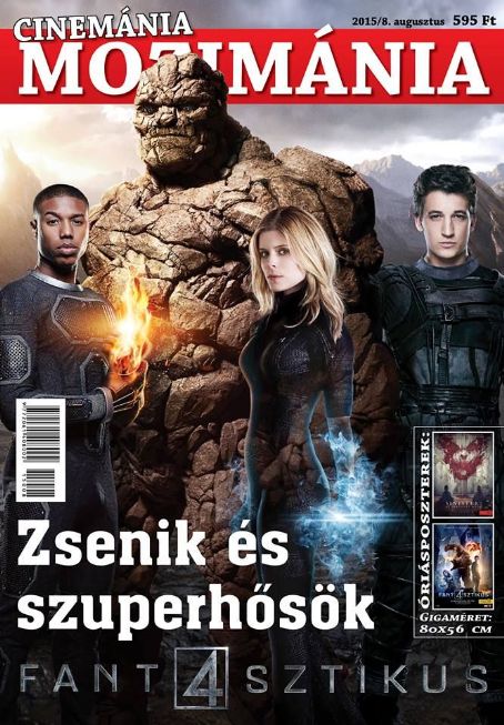 Miles Teller, Kate Mara, Michael B. Jordan - Mozimania Magazine Cover [Hungary] (August 2015)