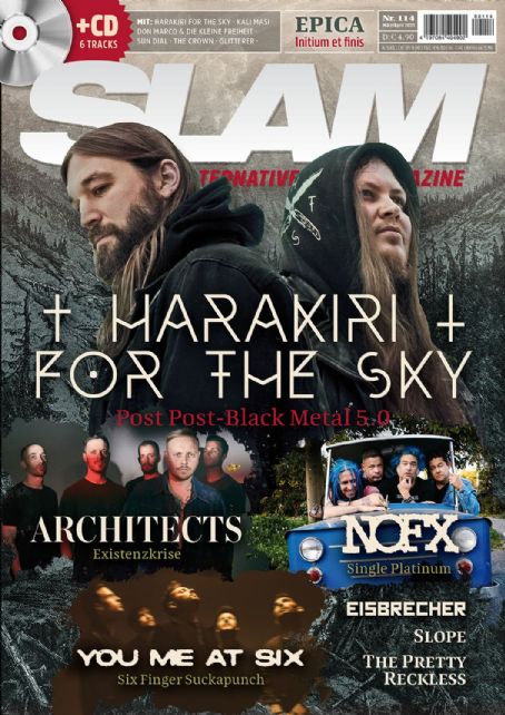 Harakiri for the Sky - SLAM alternative music magazine Magazine Cover [Germany] (March 2021)