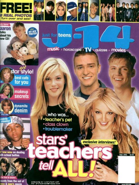 Mandy Moore - J-14 Magazine Cover [United States] (September 2001)