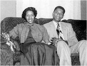 Medgar Evers and Myrlie Evers