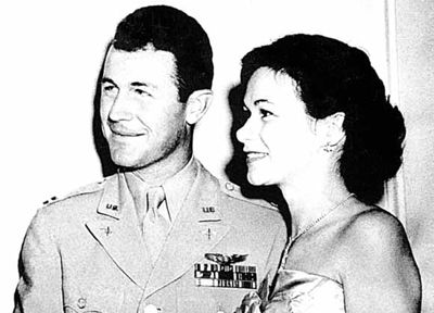 Chuck Yeager and Glennis Dickhouse