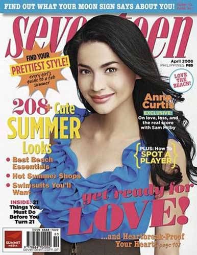 Anne Curtis, Seventeen Magazine April 2008 Cover Photo - Philippines