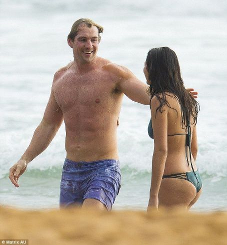 Jessica Gomes and Rocky Elsom
