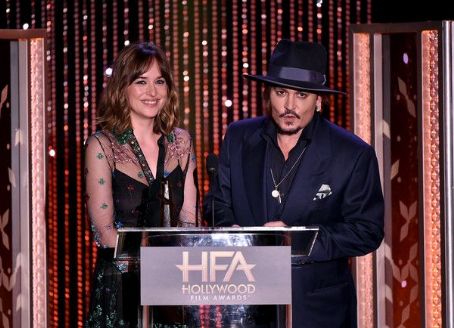 Dakota Johnson and Johnny Depp : 19th Annual Hollywood Film Awards