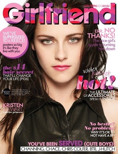 Kristen Stewart, Girlfriend Magazine June 2012 Cover Photo - Australia