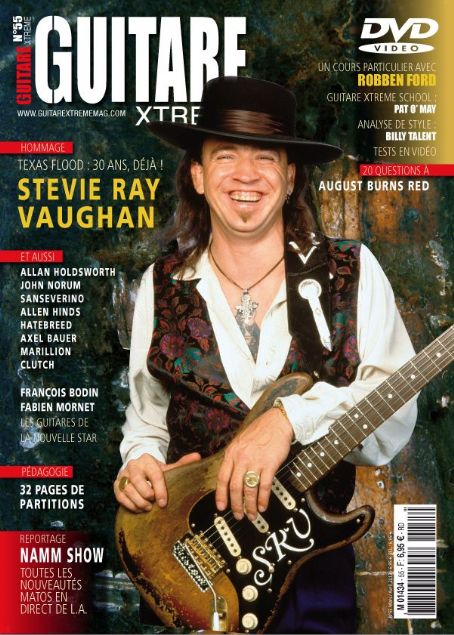 Stevie Ray Vaughan, Guitare Xtreme Magazine April 2013 Cover Photo - France