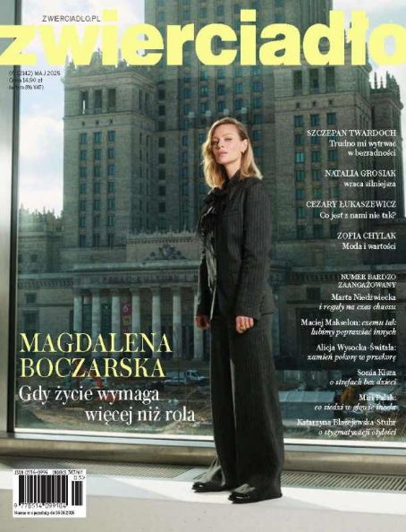 Magdalena Boczarska - Zwierciadło Magazine Cover [Poland] (May 2025)