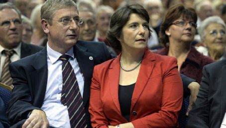 Klára Dobrev and Ferenc Gyurcsány
