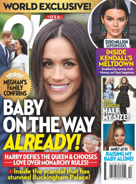 Meghan Markle, OK! Magazine 02 April 2018 Cover Photo - United States