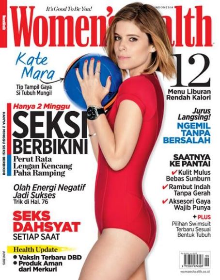 Kate Mara - Women's Health Magazine Cover [Indonesia] (June 2015)