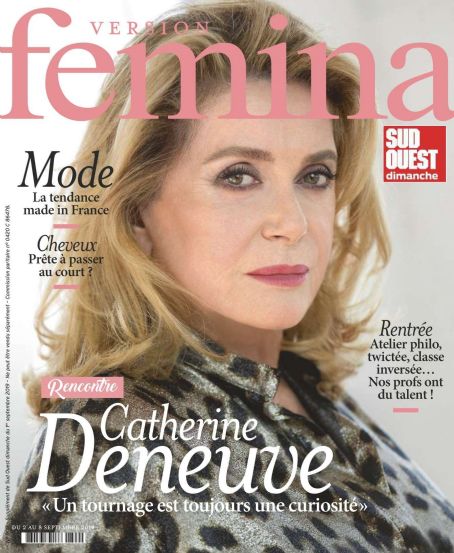 Catherine Deneuve – Version Femina Magazine (September 2019)