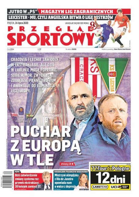 Michal Probierz, Piotr Stokowiec, Przegląd Sportowy Magazine 24 July ...