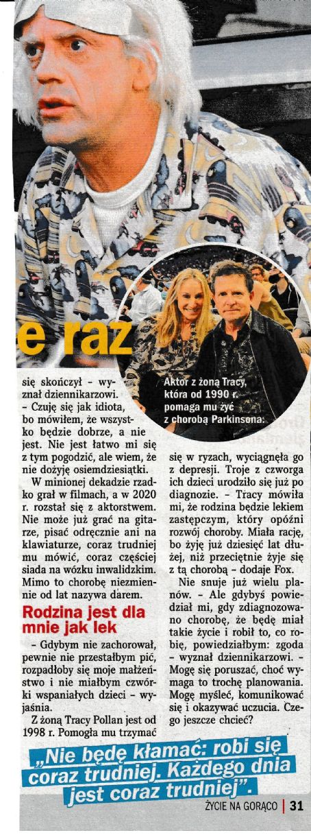 Michael J. Fox - Zycie na goraco Magazine Pictorial [Poland] (22 June 2023)