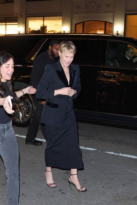 Robin Wright – Arriving at a private event in New York