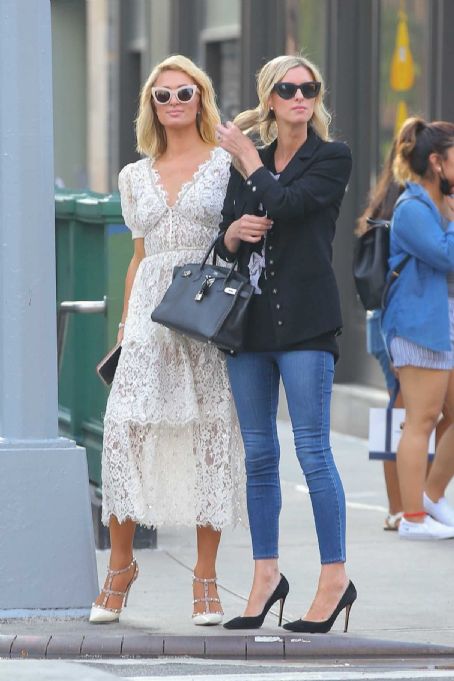 Paris Hilton was seen out with Nicky Hilton in New York City 06/21/2021