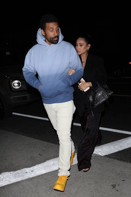 Shay Mitchell – With Matte Babel dinner candids at Giorgio Baldi in Santa Monica
