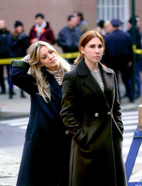 Kaley Cuoco and Zosia Mamet – ‘The Flight Attendant’ set in NYC