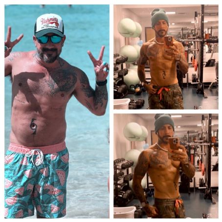 Backstreet Boy AJ McLean shows off his body transformation in before and after photos