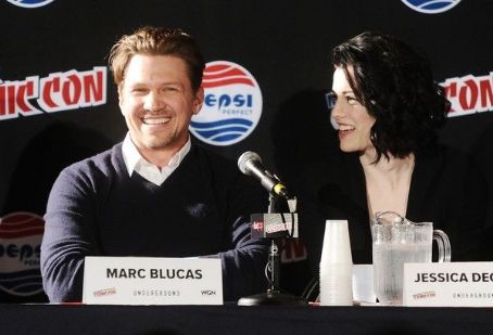Jessica Degouw attends the 'Underground' panel during New York Comic-Con 2015 at The Jacob K. Javits Convention Center on October 11, 2015 in New York City