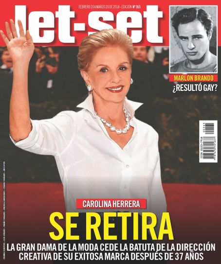 Carolina Herrera, Jet Set Magazine 20 February 2018 Cover Photo - Colombia