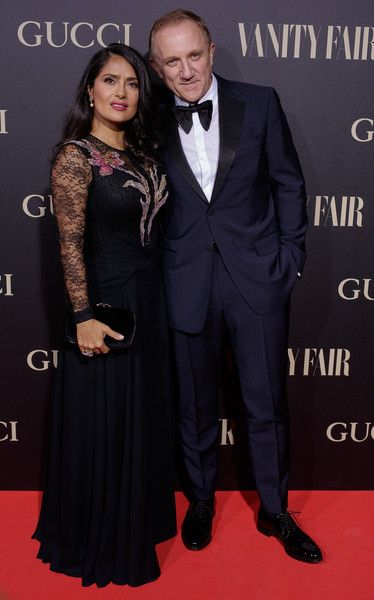 Salma Hayek and Francois-Henri Pinault: 'Vanity Fair Personality Of The Year' Gala In Madrid
