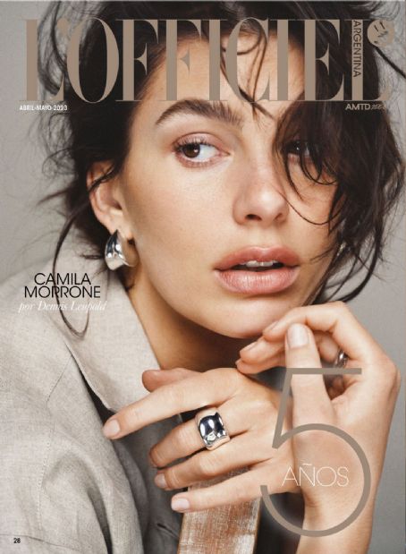 Camila Morrone, L'Officiel Magazine April 2023 Cover Photo - Argentina