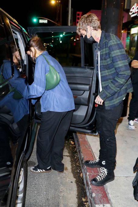 Kaia Gerber – Seen with her brother Presley Gerber at Roger Room in ...