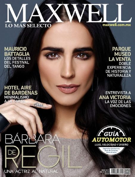 Barbara De Regil, Maxwell Magazine May 2017 Cover Photo - Mexico