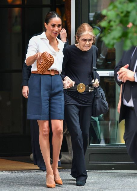 Meghan Markle – Seen with Gloria Steinem in New York