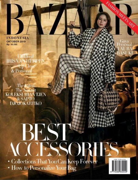 Laura Basuki, Harper's Bazaar Magazine October 2019 Cover Photo - Indonesia